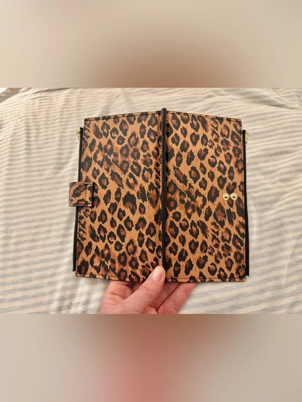 Leopard Print Wallet Clutch - Picture 5 of 10